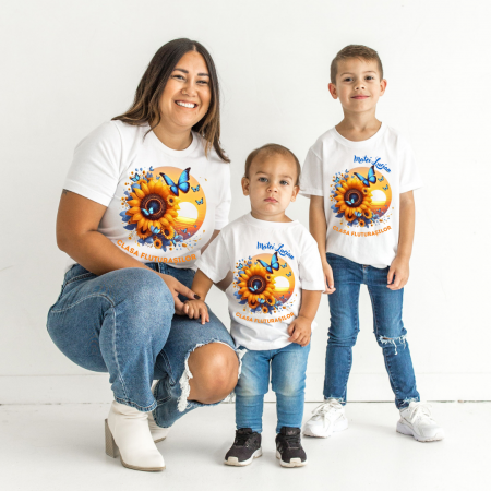 Tricou absolvire elevi clasa 4 sau gradinita Clasa fluturasilor cu text sau poze ABS1062 [1]