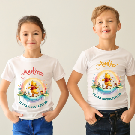 Tricou absolvire elevi clasa 4 sau gradinita Clasa ursuletilor cu text sau poze ABS1057 [4]