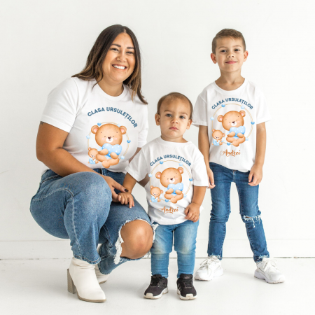 Tricou absolvire elevi clasa 4 sau gradinita Clasa ursuletilor cu text sau poze ABS1059 [1]