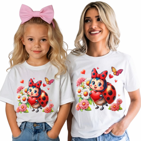 Cadouri pentru profesori sau absolventi - Tricou Clasa buburuzelor – Bumbac 100% Personalizat pentru Copii și Profesori