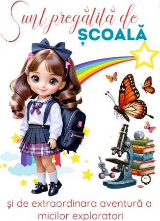 Tricou alb Back to school prima zi de gradinita  din bumbac ABS1131.4 [1]