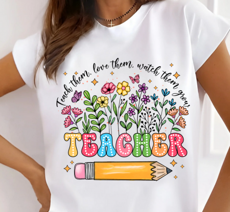 Cadouri pentru profesori sau absolventi - Tricou back to school bumbac– cadou personalizat pentru profesori