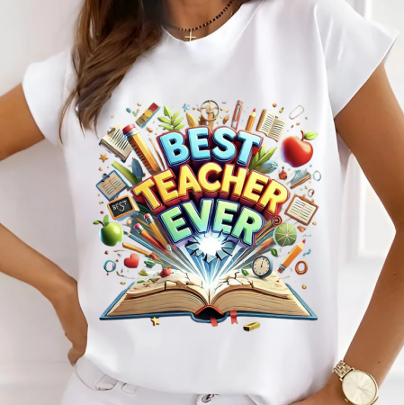 Tricou back to school bumbac– cadou personalizat pentru profesori [1]