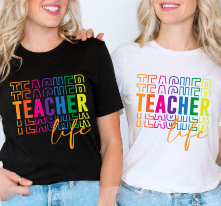Cadouri pentru profesori sau absolventi - Tricou back to school bumbac– cadou personalizat pentru profesori