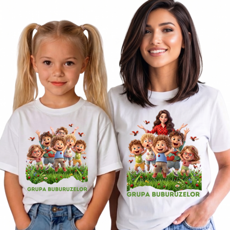 Tricouri personalizate copii - Tricou Clasa buburuzelor – Bumbac 100% Personalizat pentru Copii și Profesori