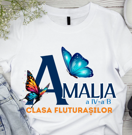 OFERTE SCOLARE - Tricou Clasa fluturasilor pentru scoala sau gradinita  ABS1108