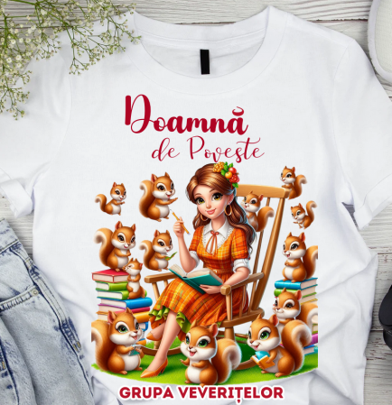 OFERTE SCOLARE - Tricou Clasa veveritelor pentru scoala sau gradinita  ABS1121.01