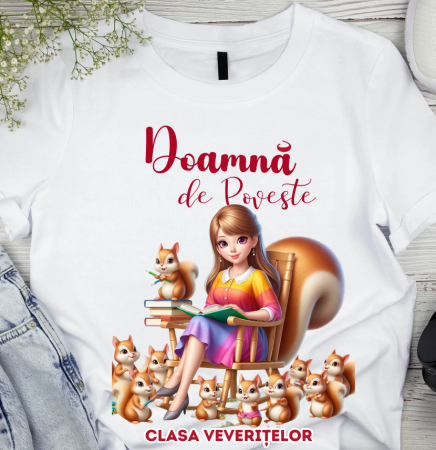 OFERTE SCOLARE - Tricou Clasa veveritelor pentru scoala sau gradinita  ABS1121.02