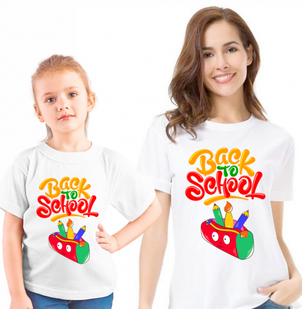 Cadouri copii 5 ani - Tricou copii Back to school ABS11209