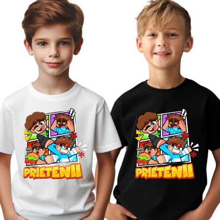 Cadouri copii 5 ani - Tricou Copii Joac-o, Baaaaa cu Prietenii – Trendul Urban al Momentului