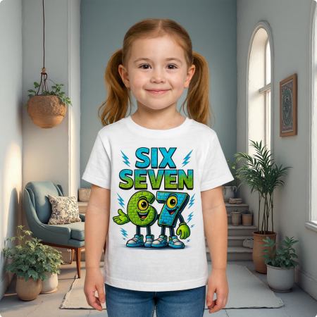 Tricou Copii „SIX SEVEN” – Trendul Urban al Momentului [2]