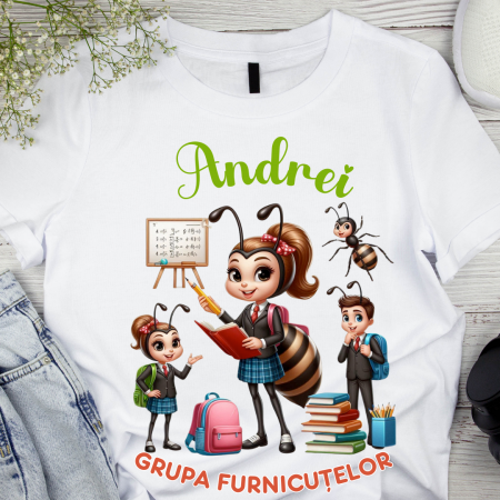 OFERTE SCOLARE - Tricou Clasa furnicutelor pentru scoala sau gradinita  ABS1068.44