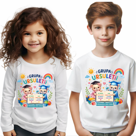 Tricou absolvire grupa ursuletilor – Cadou Inspirat pentru Școală [1]