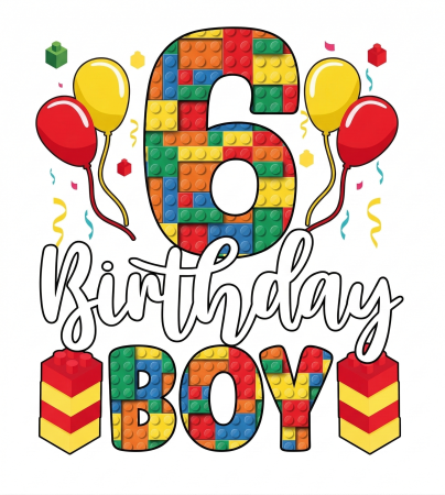 Tricou LEGO cu Cifră Aniversară „Official” – Cadou Personalizat pentru Copii | e-CADOU [2]