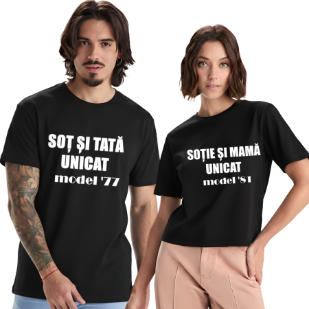 Sot si tata unicat Sotie si mama Unicat – cadou aniversar cu mesaj amuzant [1]