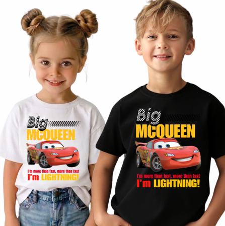 Tricou Personalizat Copii pentru Onomastice McQueen [1]