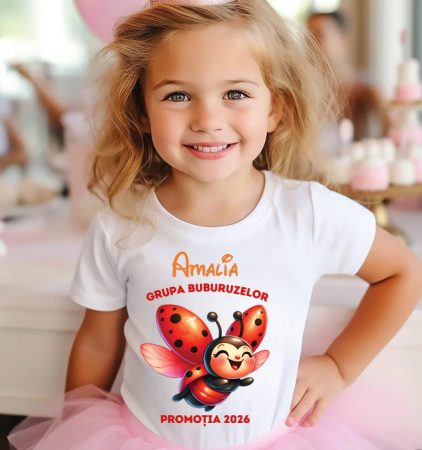 Tricou personalizat invatatoare la Clasa buburuzelor– Cadou Inspirat pentru Școală [1]