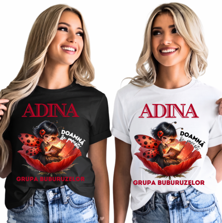 Tricou personalizat invatatoare la Clasa buburuzelor– Cadou Inspirat pentru Școală [1]