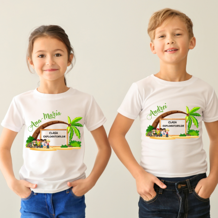 Tricou personalizat pentru absolvire Clasa exploratorilor  cu text sau poze ABS1033 [2]