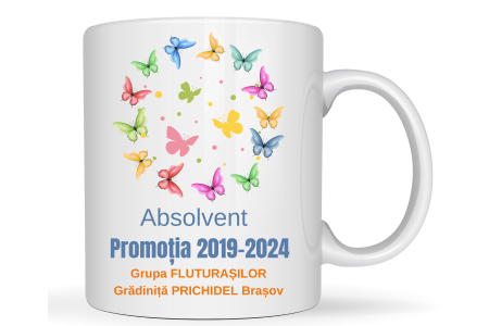 Tricou personalizat pentru absolvire  Grupa fluturasilor cu text sau poze ABS1015 [2]