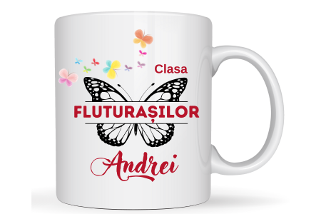 Tricou personalizat pentru absolvire  Grupa fluturasilor cu text sau poze ABS1021 [2]
