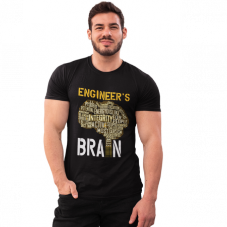 Fashion - Tricou personalizat pentru ingineri Inginer3007 Brain