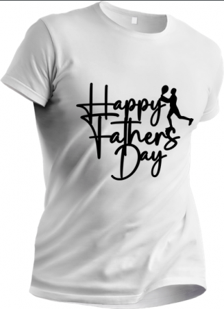 Cadouri pentru sportivi - Tricou personalizat pentru Happy Fathers day tenis TNS5010