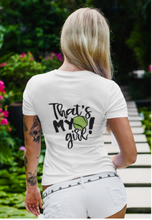 Tricou personalizat pentru iubitorii de tenis That's my girl TNS5006 [2]