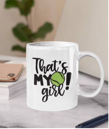 Tricou personalizat pentru iubitorii de tenis That's my girl TNS5006 [3]