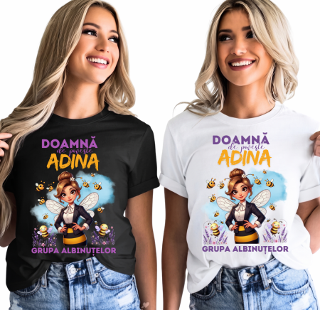 Tricou Special pentru Educatoare de albinute - un cadou cu Design Elegant [1]