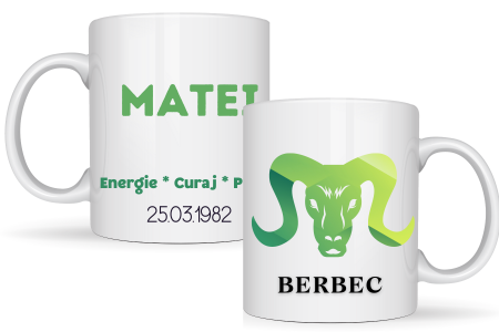 Tricou zodiac BERBEC personalizat cu text sau poze, unisex TBER122 [4]