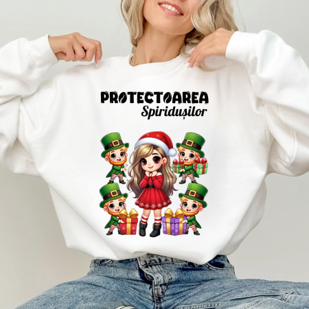 Tricouri personalizate Family - Tricouri personalizate Protectoarea spiridusilor, Cadoul perfect de craciun 12672