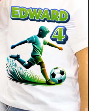 Tricouri Family Aniversare Personalizate – Cadou Haios pentru Copii și Părinți | Model Tematic Fotbal [3]