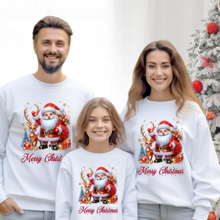 Tricouri personalizate Family - Tricouri Family mama, tata si copii personalizate cu tematica de Craciun, Cadoul perfect de craciun 12658