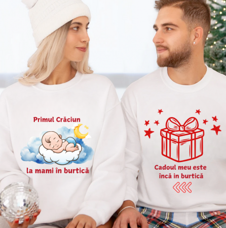 Tricouri personalizate Family - Tricouri Family mama, tata  si copii personalizate cu tematica de Craciun,  Craciun Fericit 122651