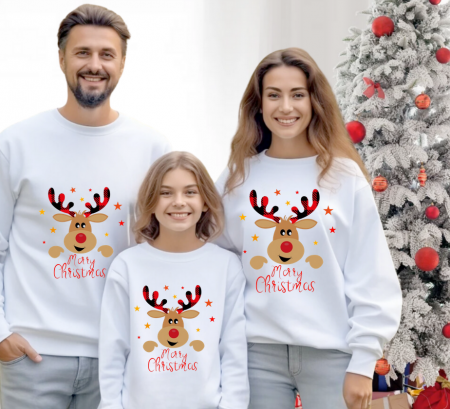 Tricouri Family mama, tata si copii personalizate cu tematica de Craciun, Craciun Fericit 122652 Tricouri Family mama, tata si copii personalizate cu tematica de Craciun, Craciun Fericit 122652