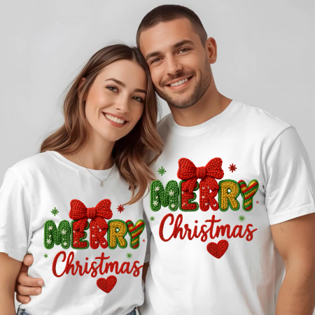 Tricouri personalizate Family - Tricouri personalizate 3D de cusătură  împletitură, Cadoul perfect de craciun 3224