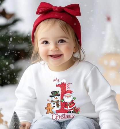 Tricouri personalizate Family - Tricouri personalizate Family, Cadoul perfect de craciun 25105 My first Christmas