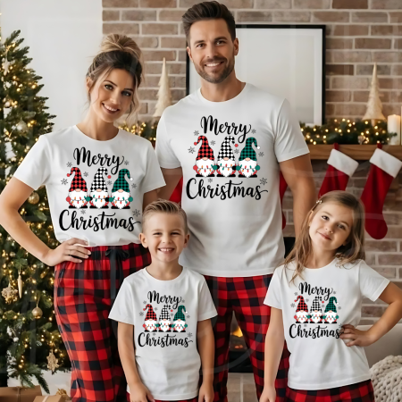 Tricouri personalizate Family - Tricouri personalizate Family, Cadoul perfect de craciun cu Gnomi  25119