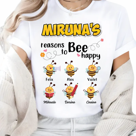 Cadouri pentru profesori sau absolventi - Tricouri Personalizate Grupa Albinutelor– Colectivul Curcubeu al Albinutelor