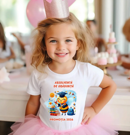 Tricouri „Absolvent de Gradinita” pentru grupa Albinutelor – Amintire Speciala de Final de An [1]