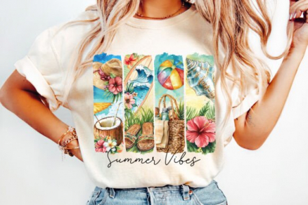 Tricouri personalizate copii - Tricouri Personalizate pentru Vara SUMMER VIBES — Esentiale in Bagajul Tau de Vacanta ❤️ E-Cadou.com