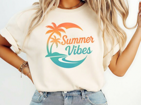 Tricouri personalizate copii - Tricouri Personalizate pentru Vara SUMMER VIBES — Esentiale in Bagajul Tau de Vacanta ❤️ E-Cadou.com