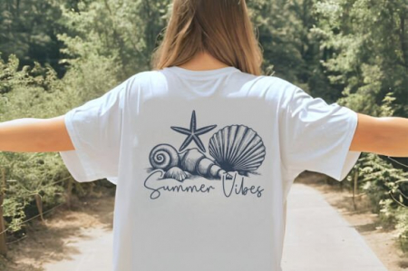 Tricouri Personalizate pentru Vara SUMMER VIBES — Esentiale in Bagajul Tau de Vacanta ❤️ E-Cadou.com [1]