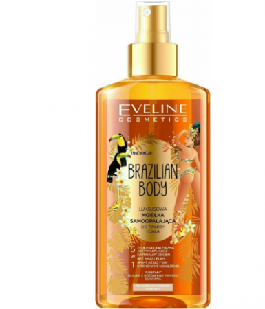 uleiul auobronzant Eveline Cosmetics Brazilian Mist Face & Body