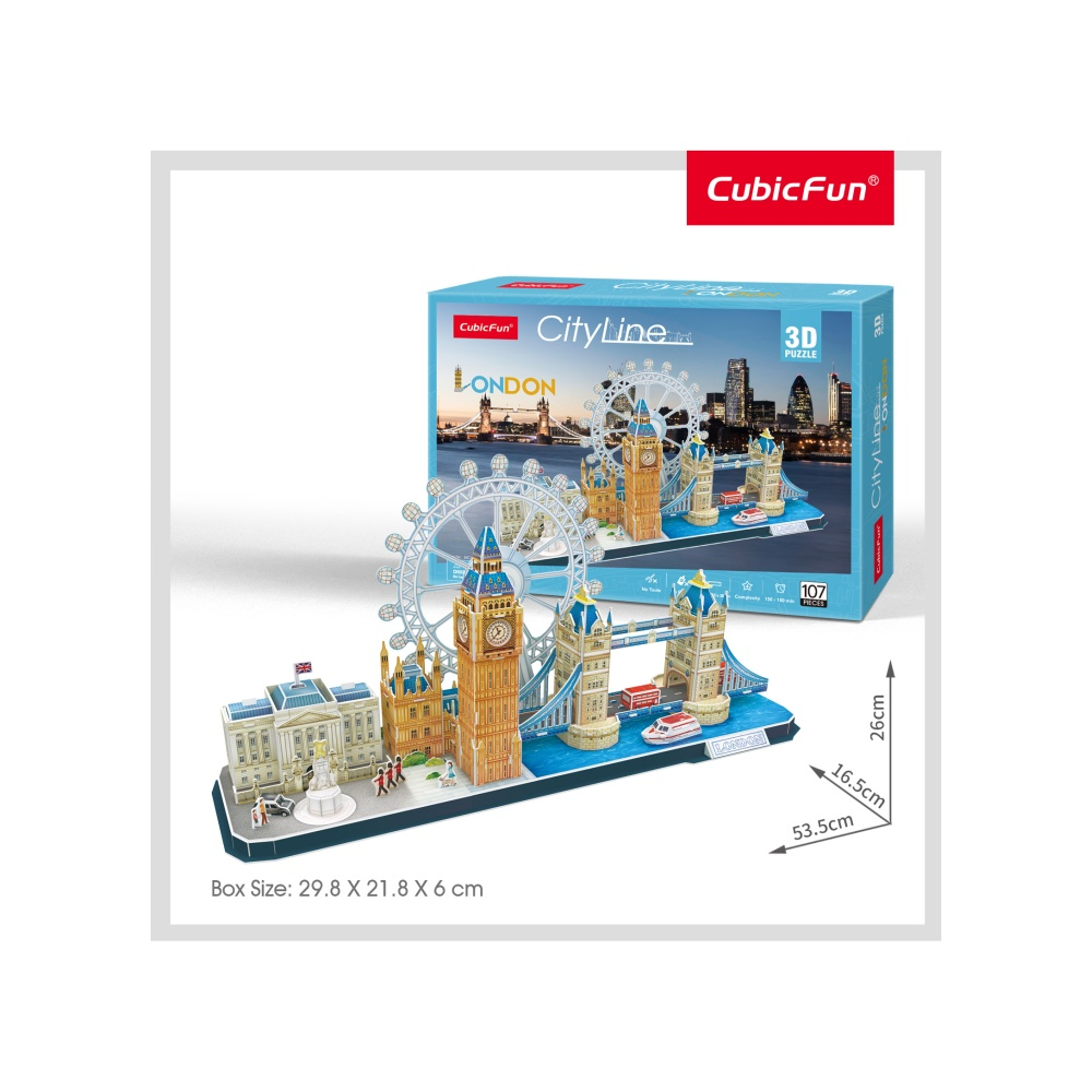 PUZZLE 3D LONDRA 107 PIESE