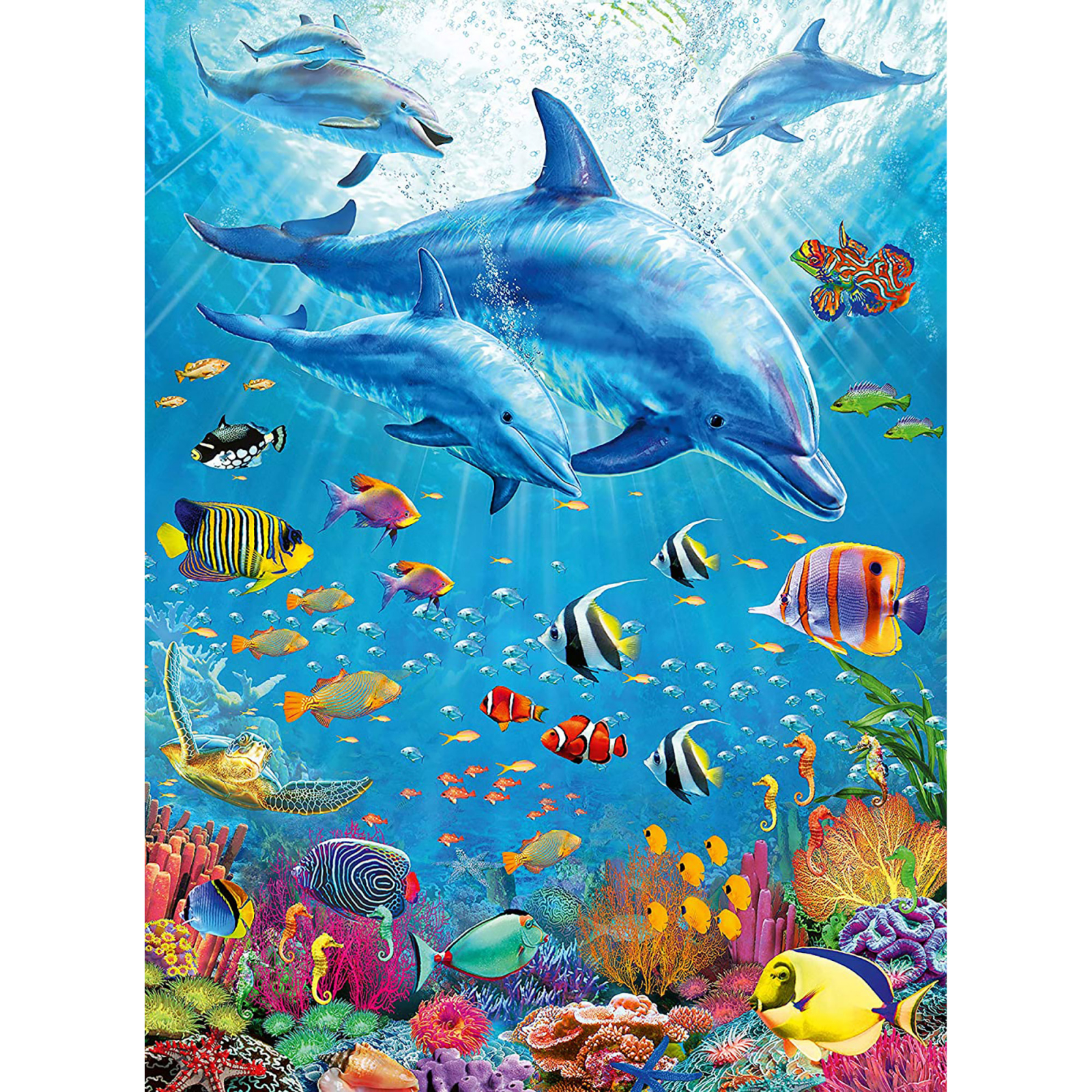 PUZZLE DELFINI SI PESTI, 100 PIESE