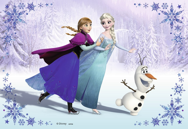 PUZZLE FROZEN SURORI PENTRU TOTDEAUNA, 2x24 PIESE