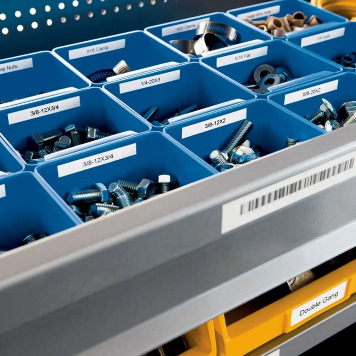 Banda etichete compatibila Brother TZe-251 24 mm negru/alb Aymo ID1 Brother 251 [5]