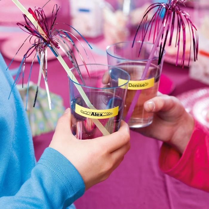 Standard laminated labels Brother TZe-621 9 mm black/yellow Aymo ID1 Brother 621 [2]